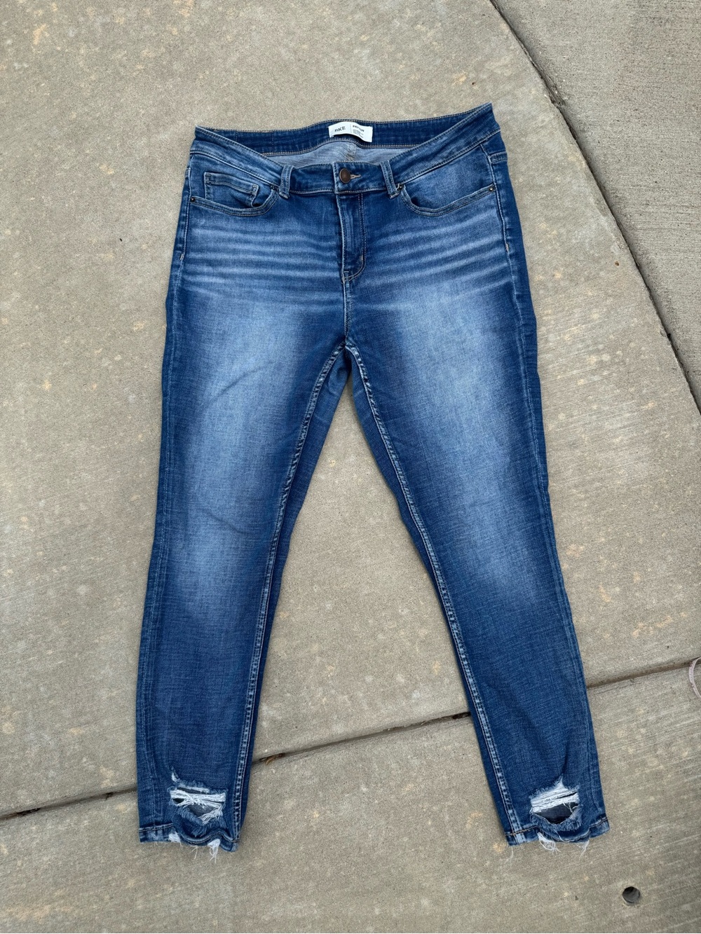 Women’s BKE Payton Universal Fit Mid-Rise Ankle Skinny Jeans Size 30